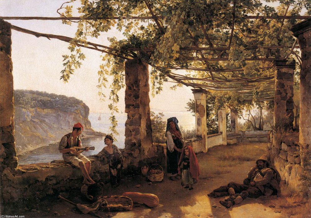 Terrace At Sorrento — Sil'vestr Fedosyevich Shchedrin