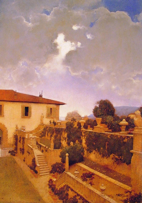 Villa Gamberaia Settignano — Maxfield Parrish