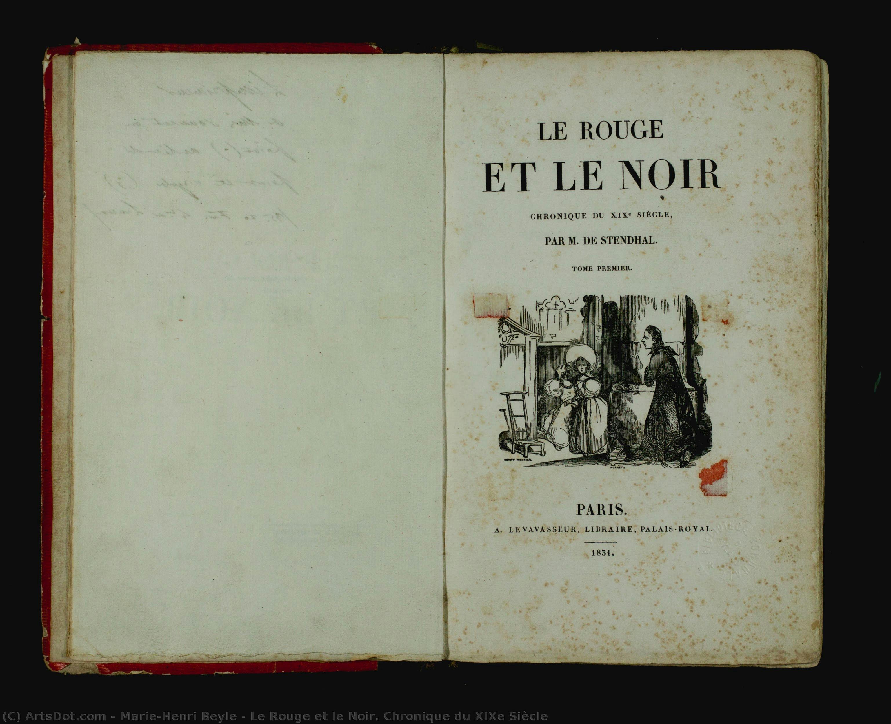 Le Rouge Et Le Noir. Chronique Du Xixe Siècle — Marie-henri Beyle