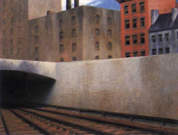Approaching A City — エドワード・ホッパー