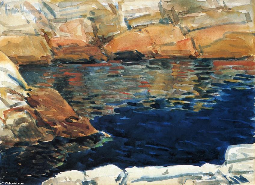 Looking Into Beryl Pool — Фредерик Хассам