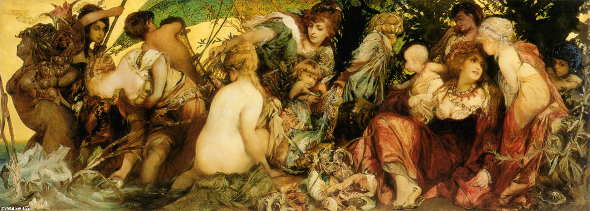 Abundantia - The Gifts Of The Sea — Hans Makart