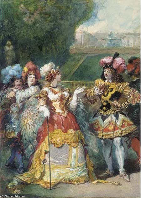 Lovers Beautiful, Based Moliere — Eugene Louis Lami