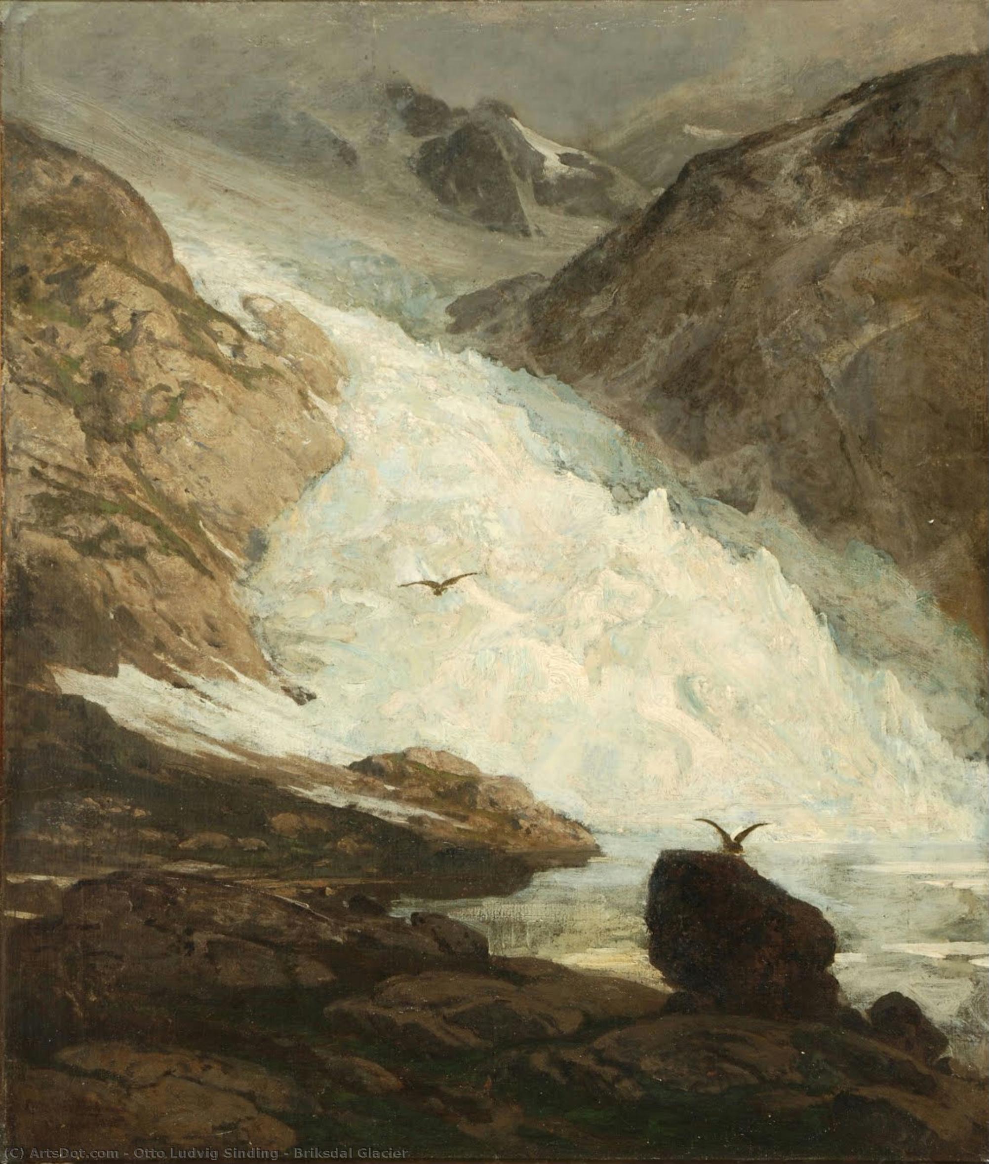 Briksdal Glacier — Otto Ludvig Sinding