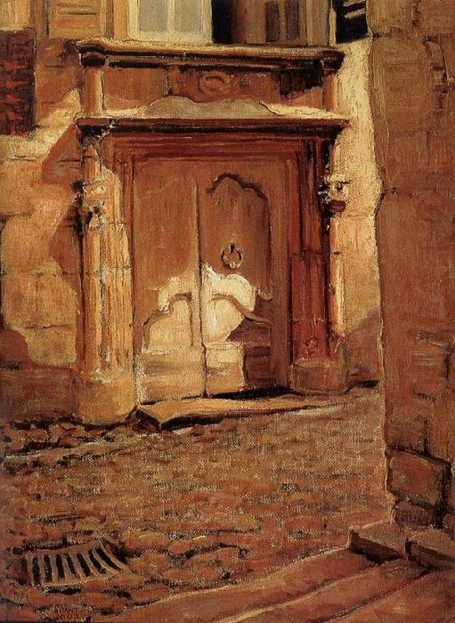 At The Gate — Grant Wood