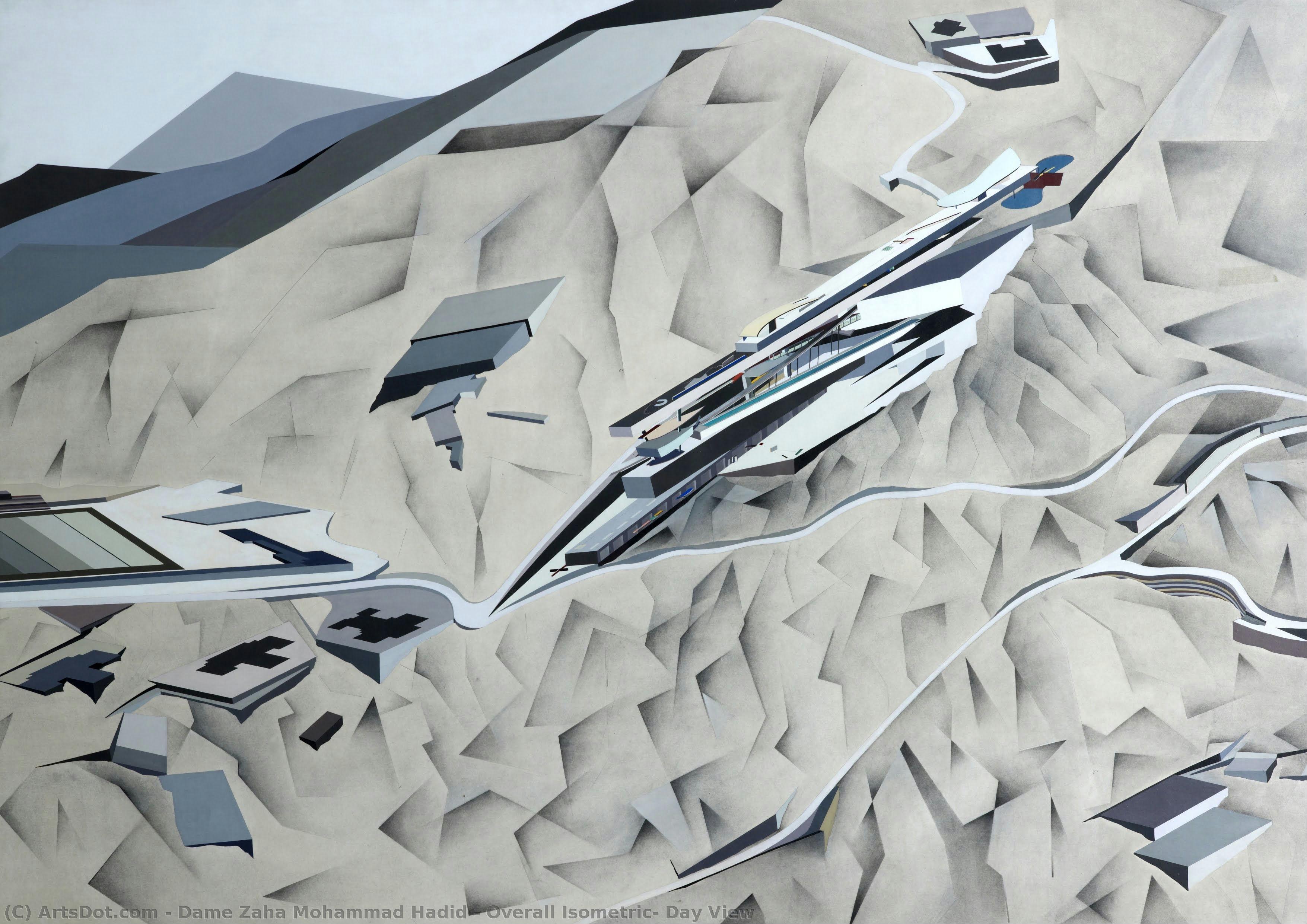 Overall Isometric, Day View — Dame Zaha Mohammad Hadid