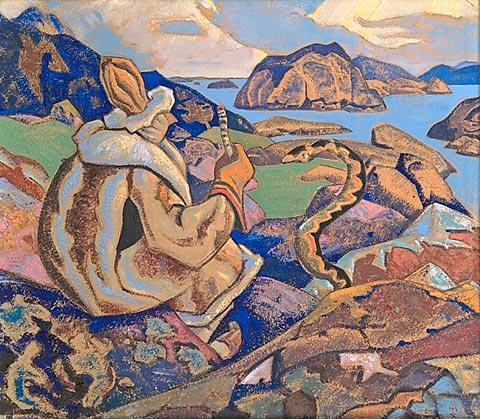 Snakes Facing (whisperer A Serpent) — Nikola Roerić