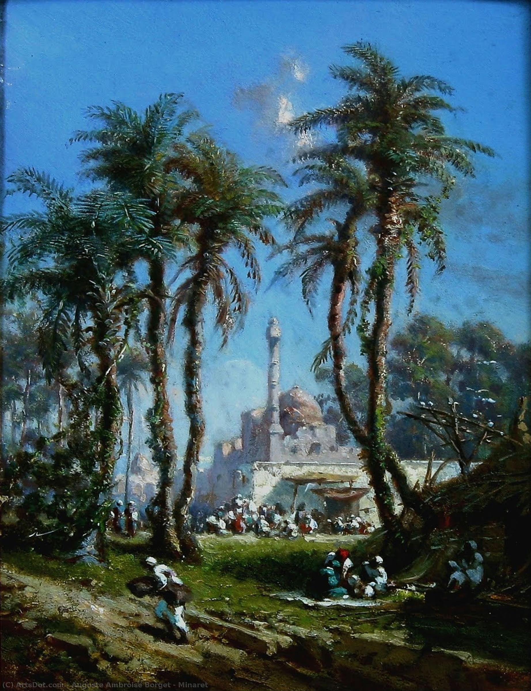 Minaret — Auguste Ambroise Borget