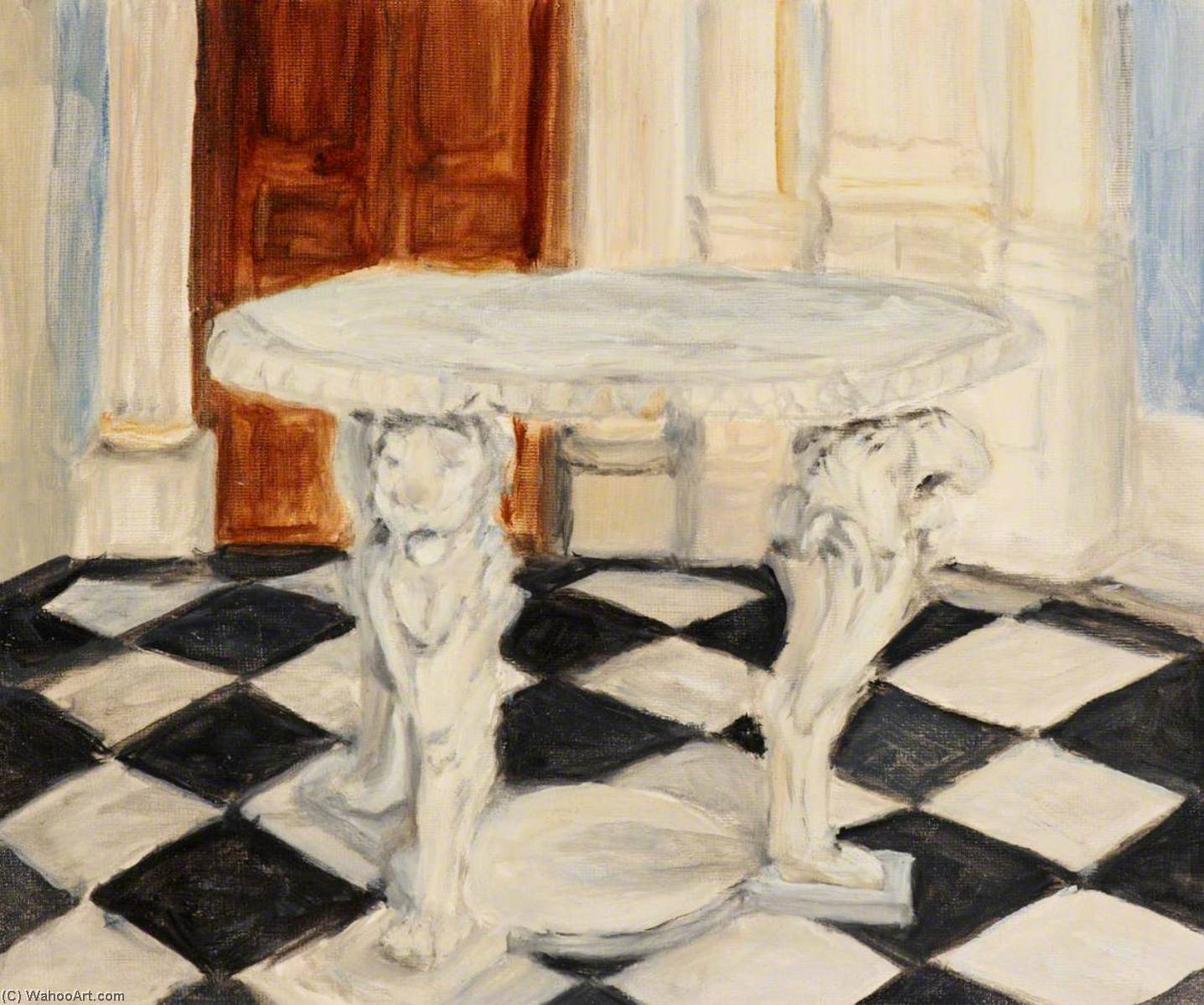 Marble Table At Orleans House, Twickenham — Myfanwy Baker