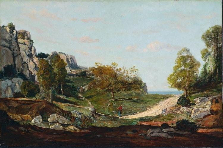 Landscape At Saint-andré, Near Marseilles — Paul Camille Guigou