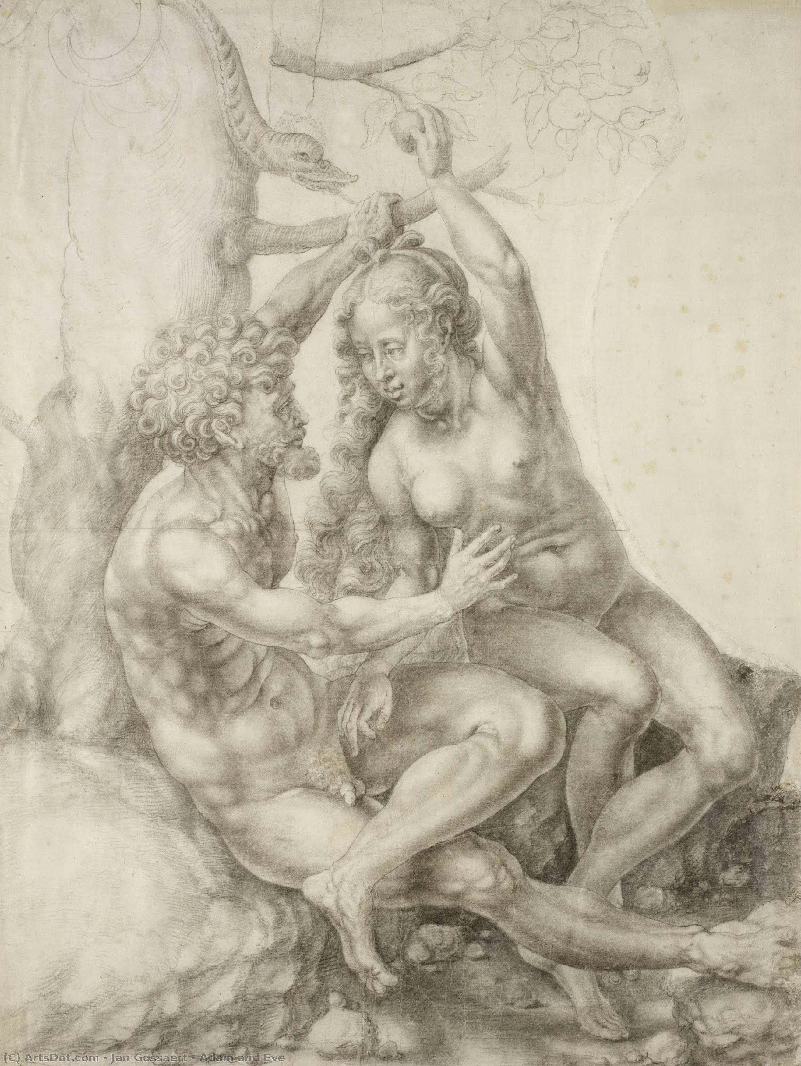 Adam And Eve — Jan Gossaert