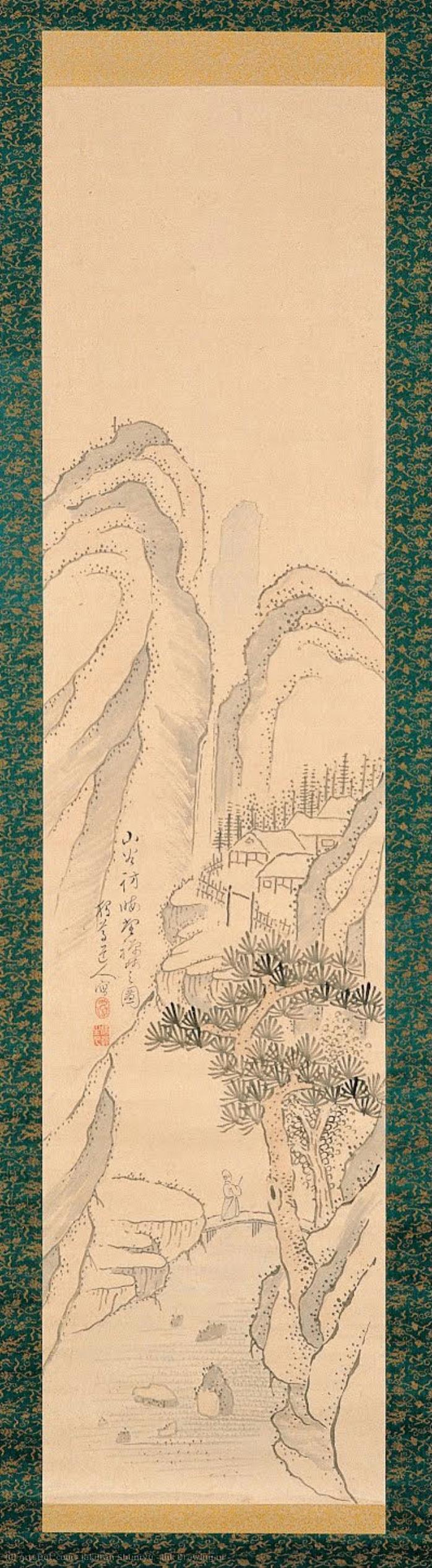 Ink Drawing Of — Jakutan Shunryū