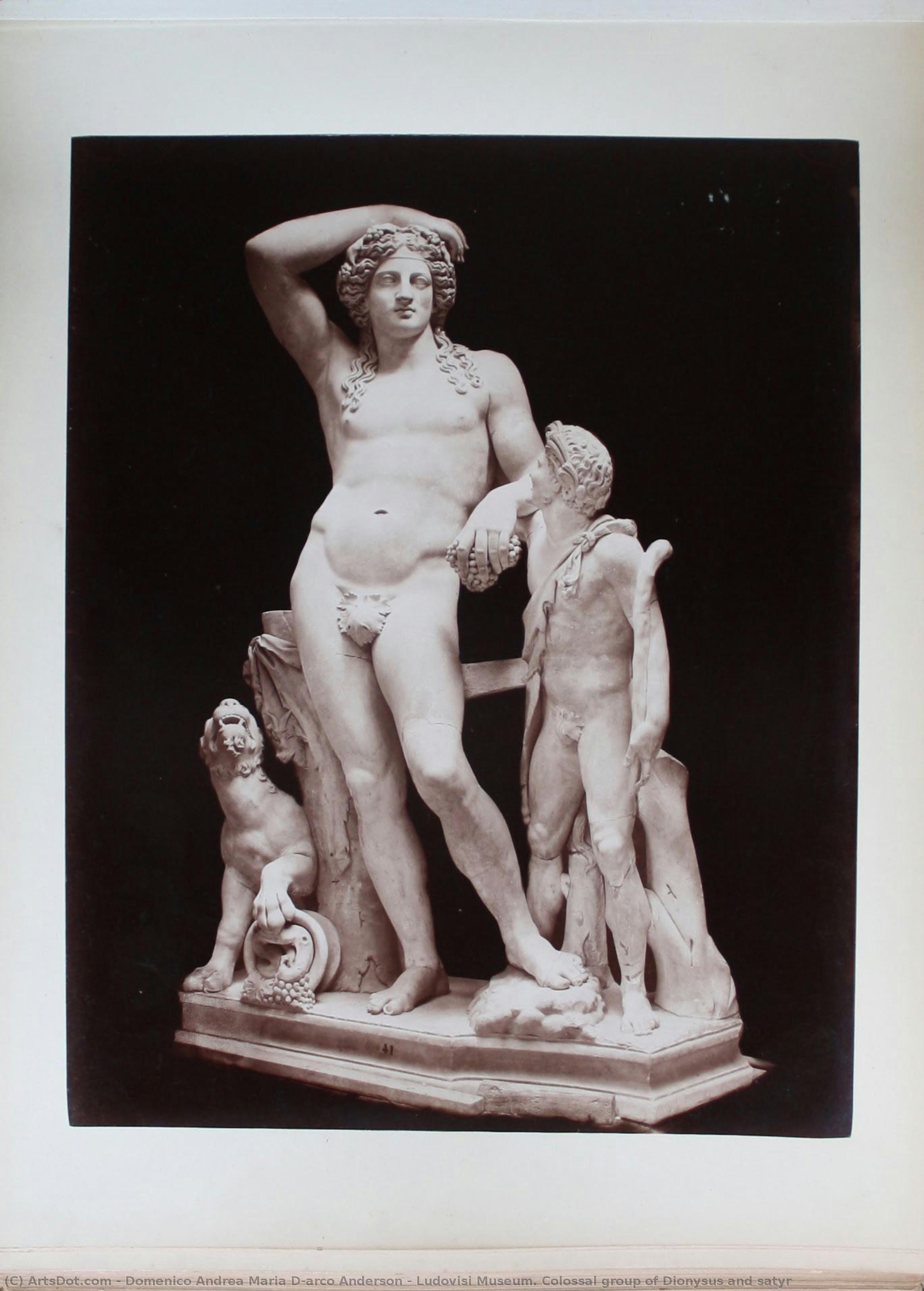 Ludovisi Museum. Colossal Group Of Dionysus And Satyr — Domeniko Anderson