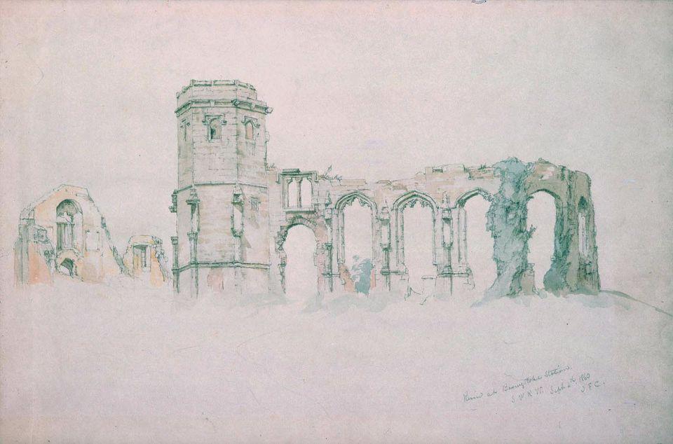 Ruins At Basingstoke Station — Jasper Francis Cropsey