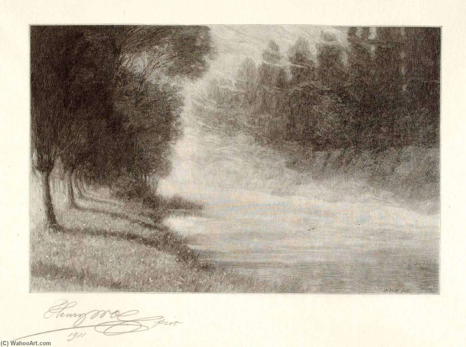 Scattering Of The Mists (morning Mists) — Henry Wolf
