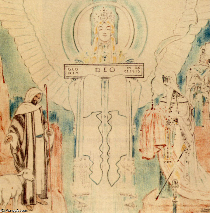 L Ange De Noel — Fernand Edmond Jean Marie Khnopff