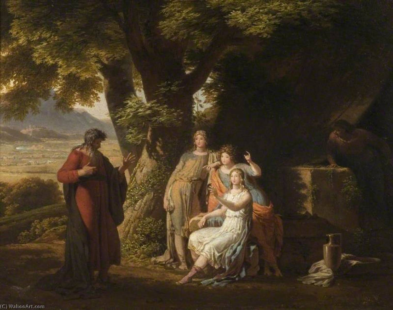 Moses And The Daughters Of Jethro — Sir Charles Lock Eastlake
