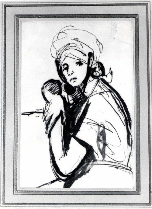 Half-figure Of A Young Woman — George Romney