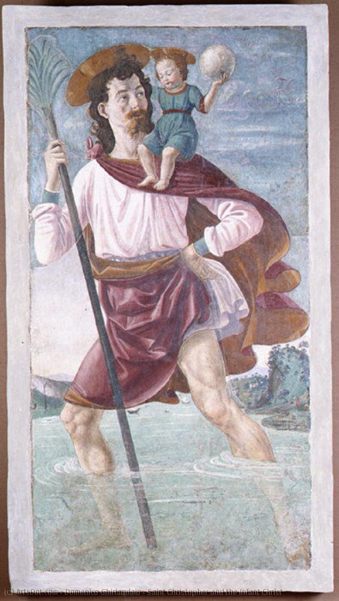 Saint Christopher And The Infant Christ — Domenico Ghirlandaio