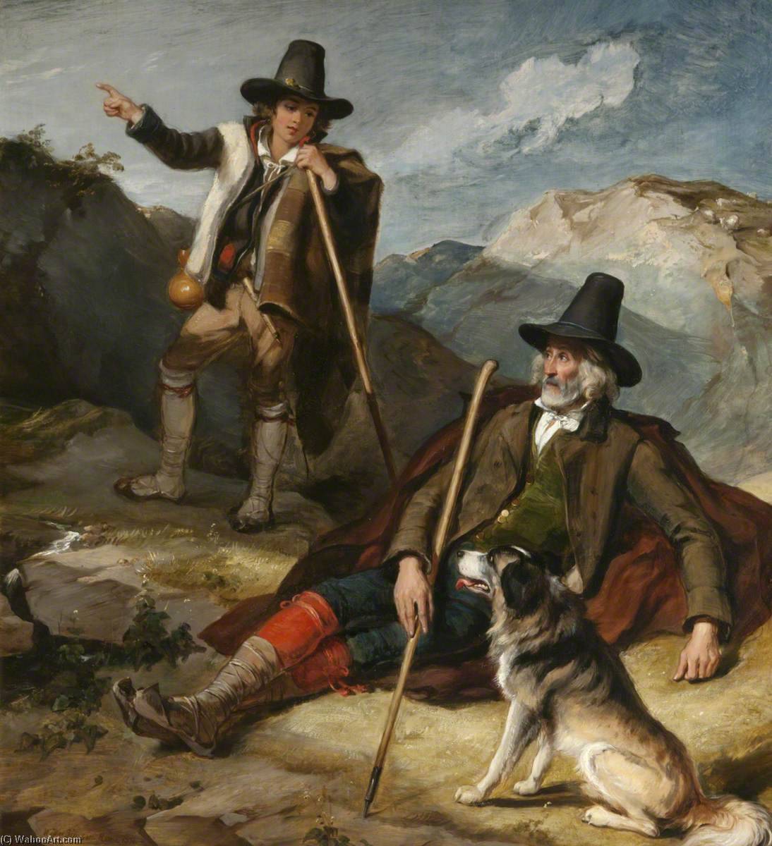 Abruzzi Tyrolean Peasants — William Simson