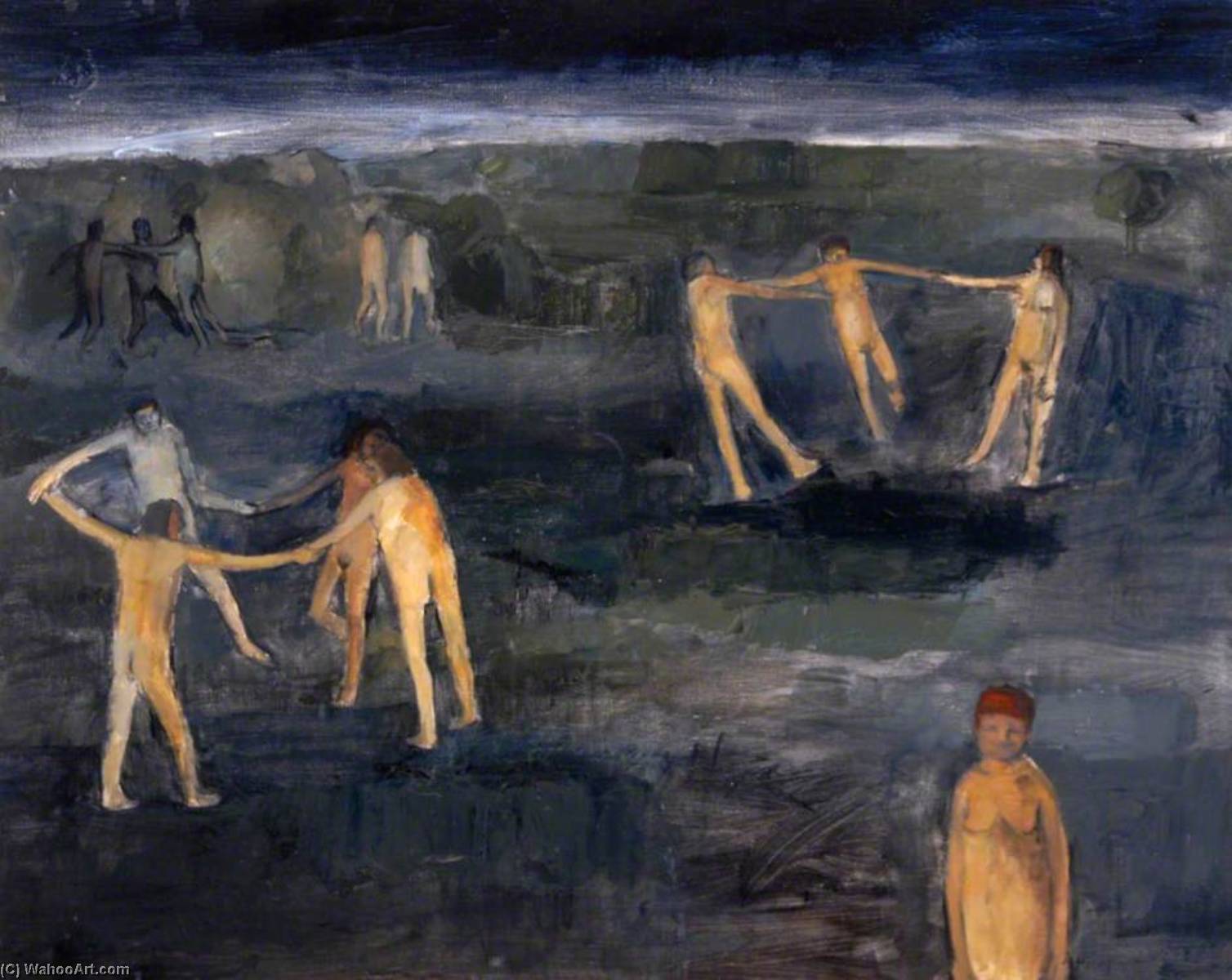 Dancing Figures In A Landscape — Anthony Fry