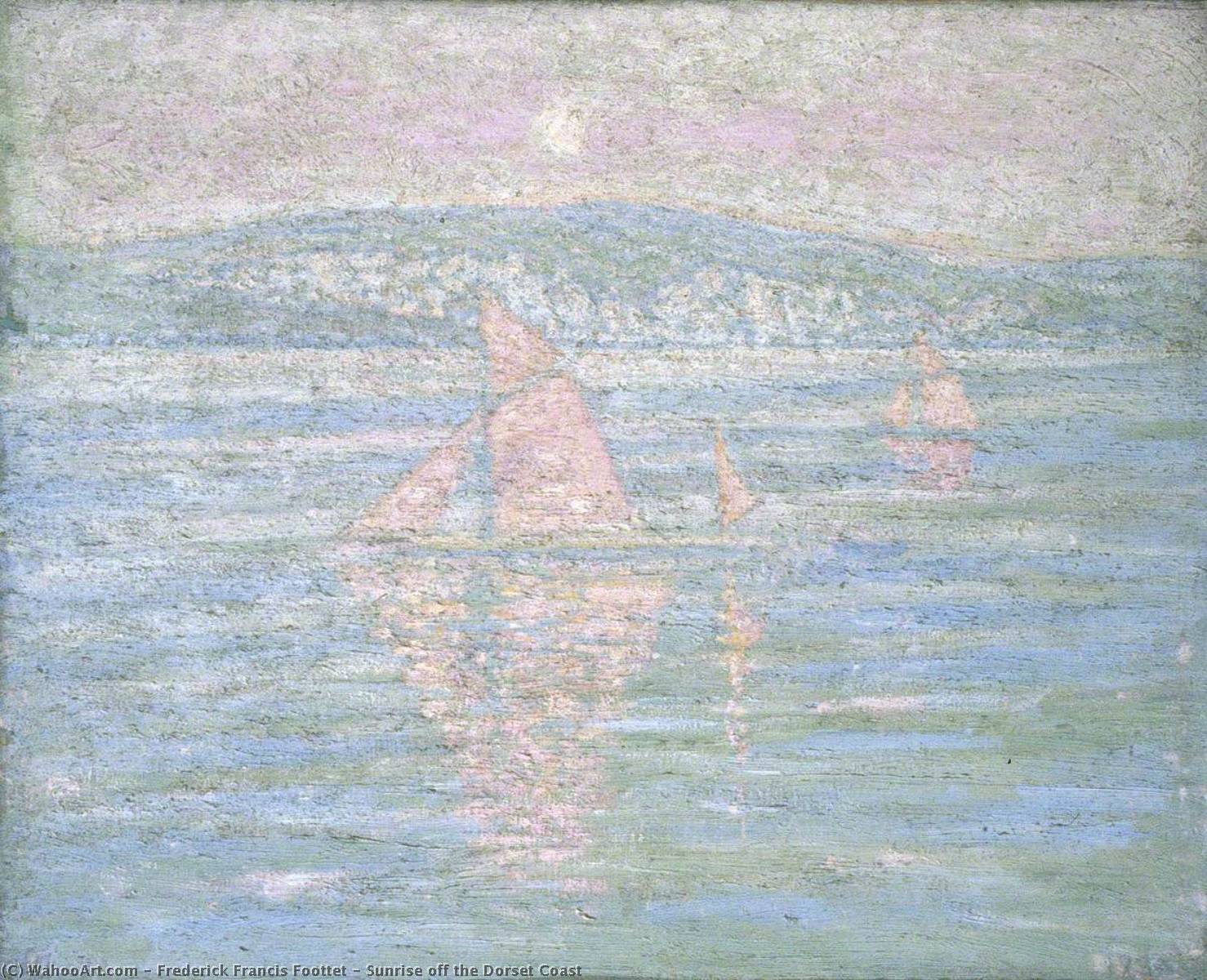 Sunrise Off The Dorset Coast — Frederick Francis Foottet
