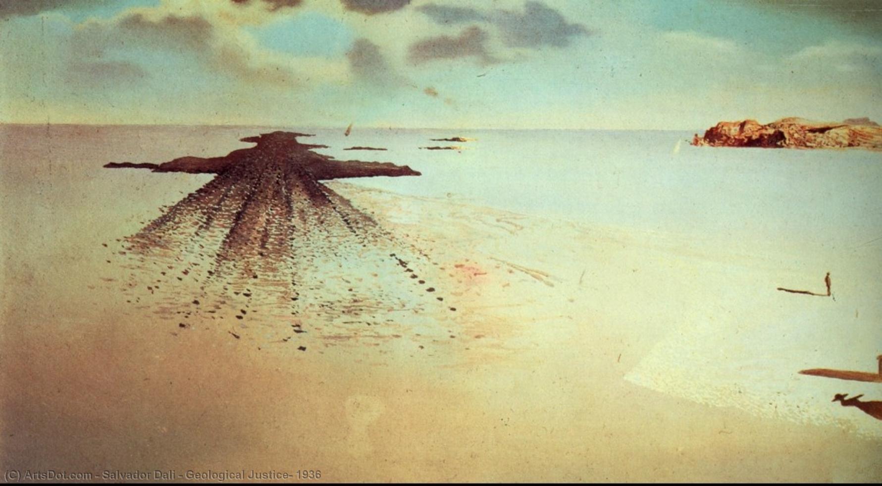 Geological Justice, 1936 — Сальвадор Дали