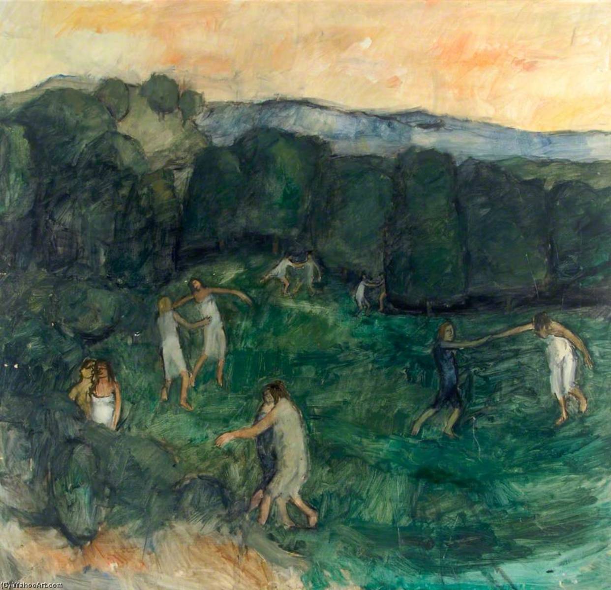 Dancing Figures In A Landscape — Anthony Fry