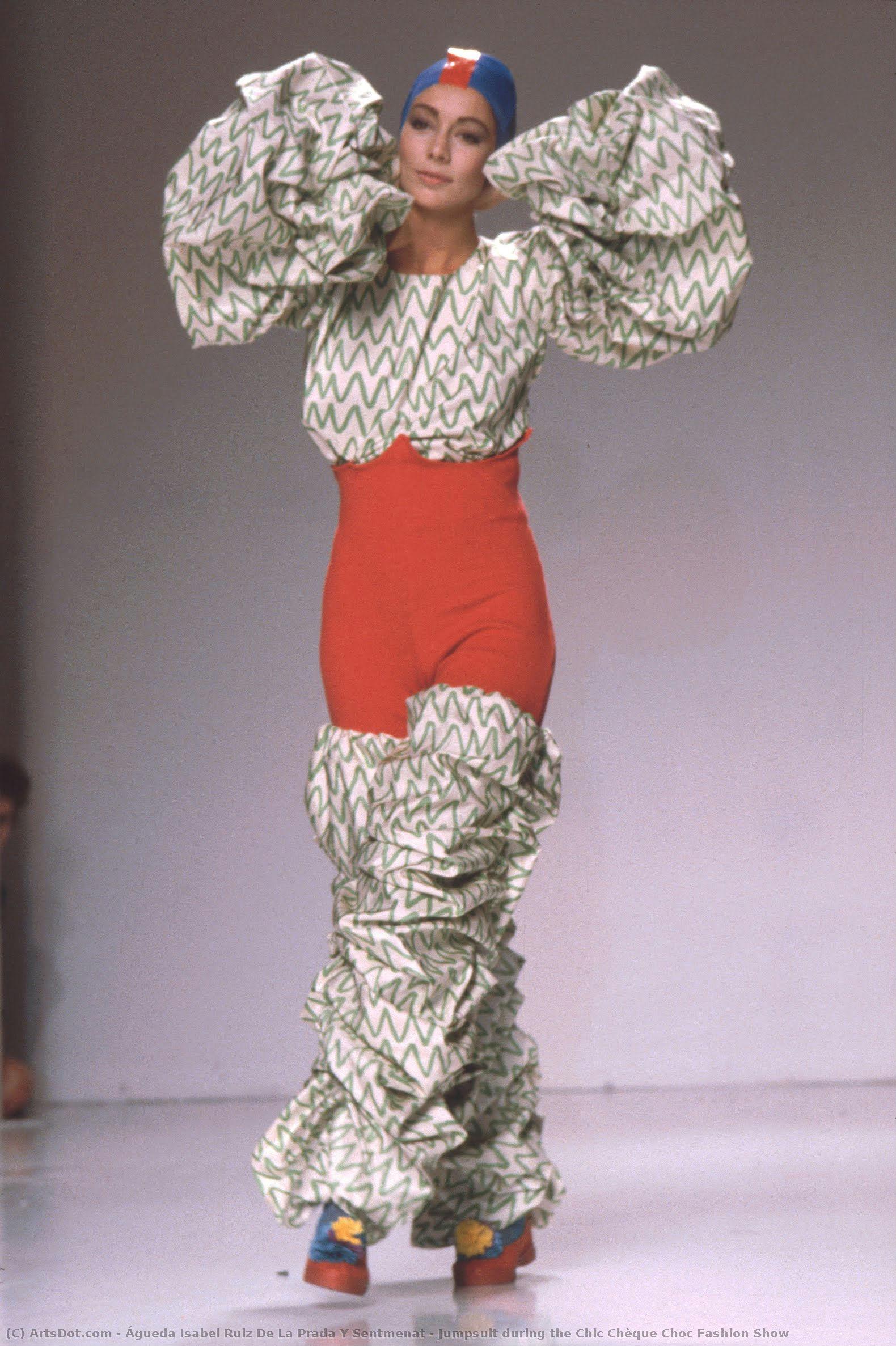 Jumpsuit During The Chic Chèque Choc Fashion Show — Águeda Isabel Ruiz De La Prada Y Sentmenat