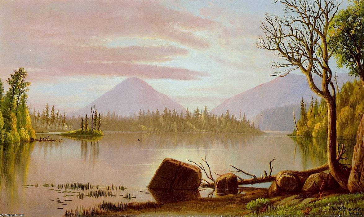 Sunrise On An Adirondack Lake — Levi Wells Prentice