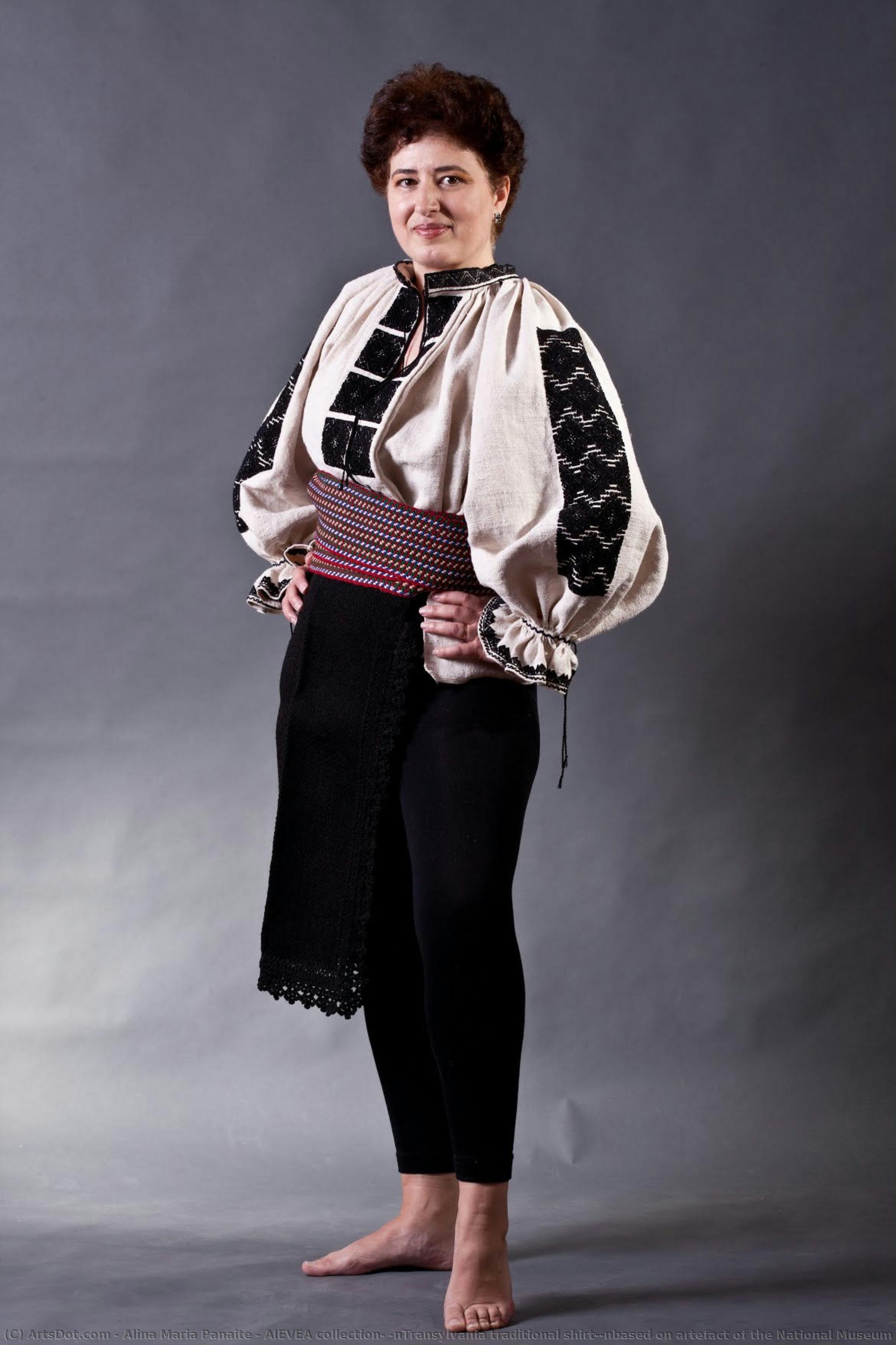 Aievea Collection; \ntransylvania Traditional Shirt;\nbased On Artefact Of The National Museum Of The Romanian Peasant — Alina Maria Panaite