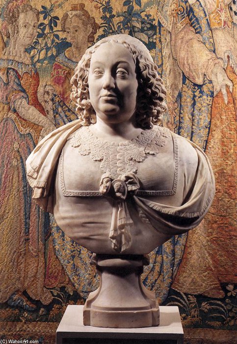 Portrait Bust Of Johanna Dore — François Dieussart