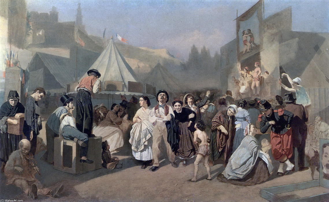 Celebration In The Outskirts Of Paris (in Montmartre) — Vasily Perov