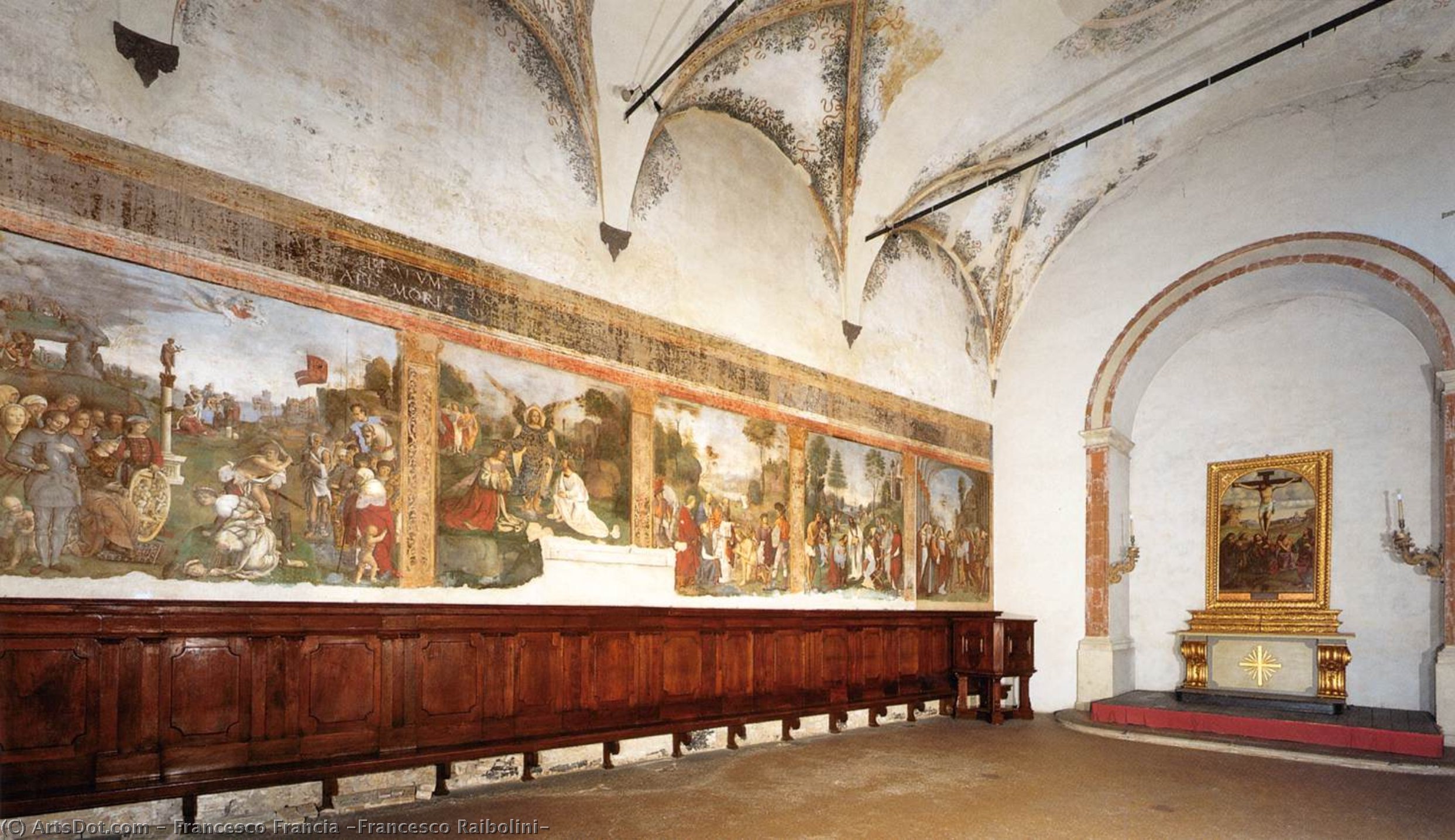 View Of The Oratory — Francesco Francia (francesco Raibolini)
