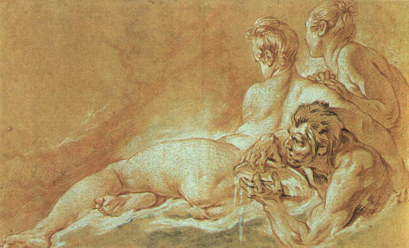 Naiads And Triton — フランソワ・ブーシェ