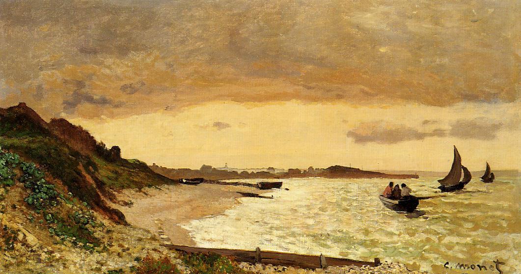 The Coast At Sainte-adresse — Клод Моне
