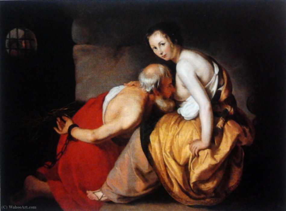 Caritas Romana. — Gijsbert Gillisz De Hondecoeter (the Younger)