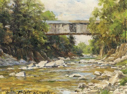 Covered Bridge - Wallingford, Connecticut — Louis Aston Knight