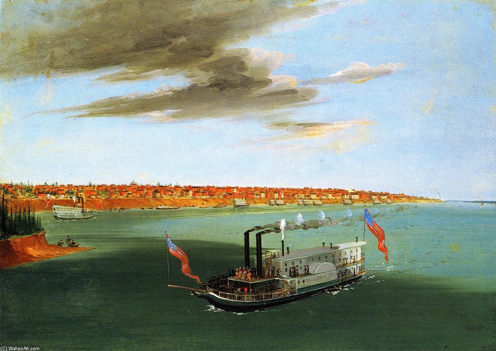 Saint Louis From The River Below — George Catlin
