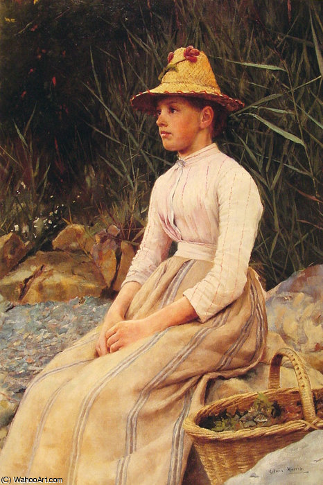 The Mussel Gatherer — Edwin Harris