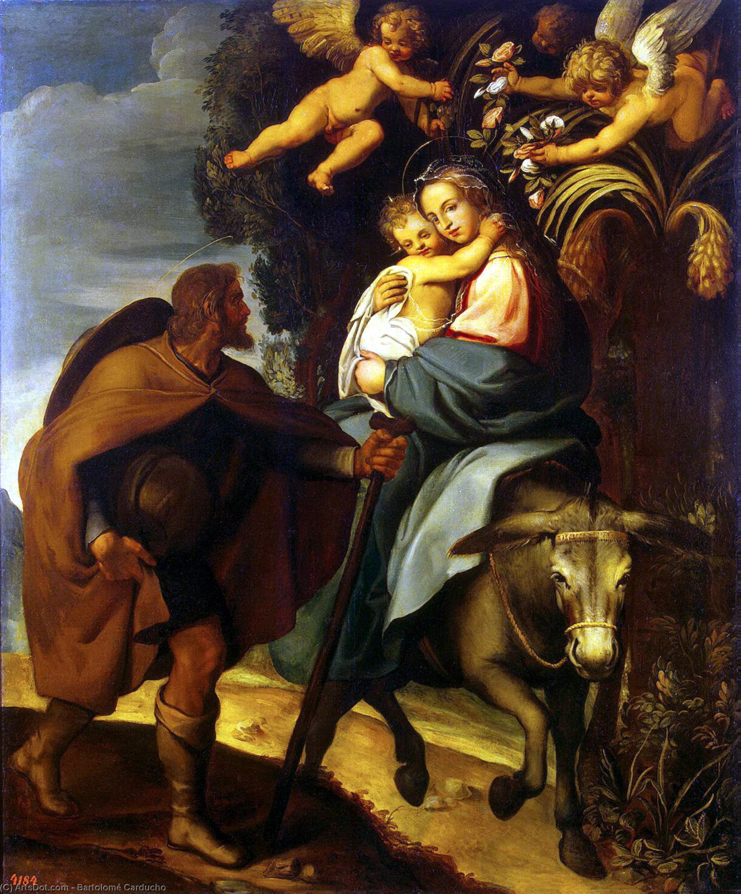 The Flight Into Egypt — Bartolomé Carducho