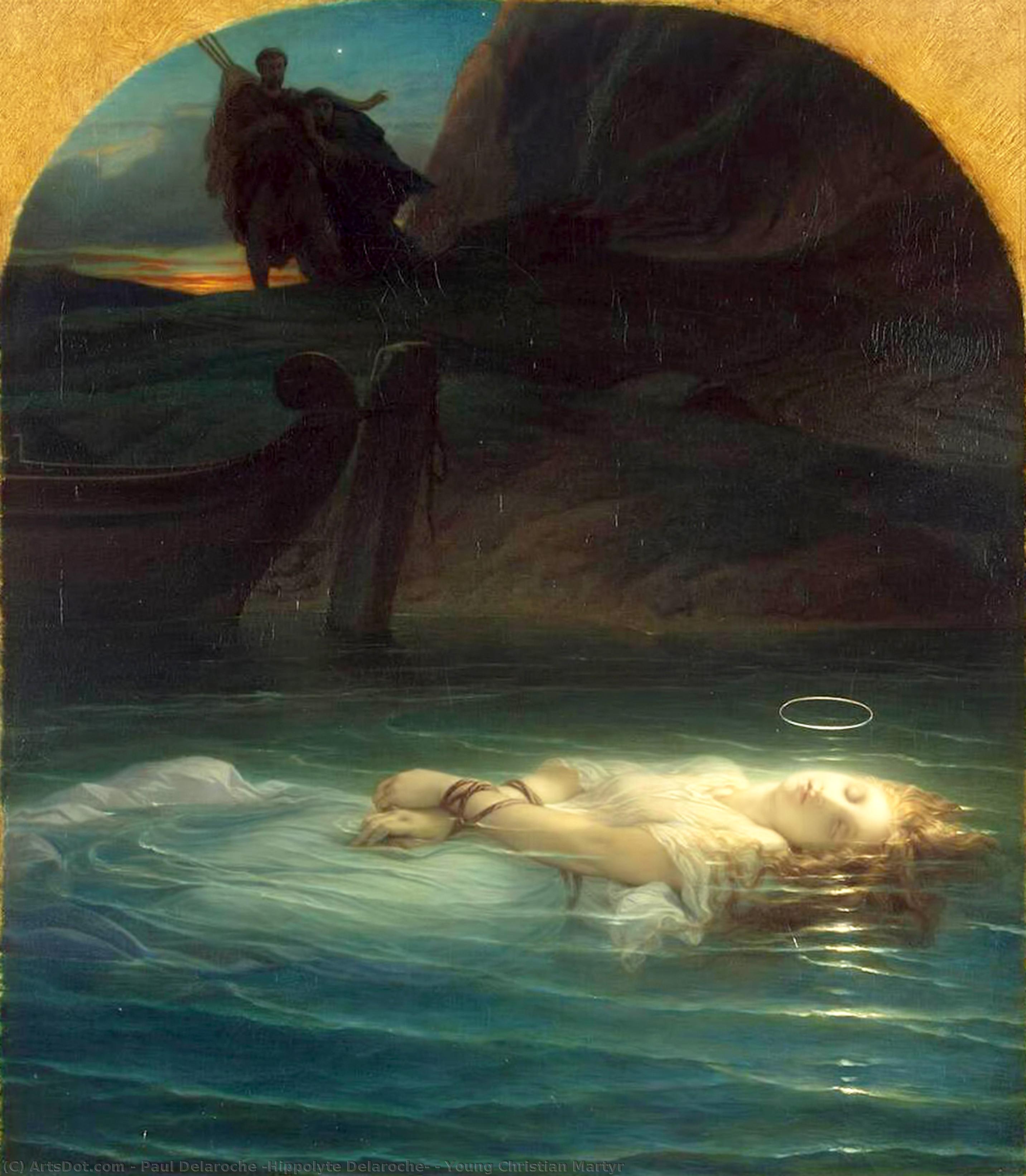 Joven Mártir Cristiana — Paul Delaroche