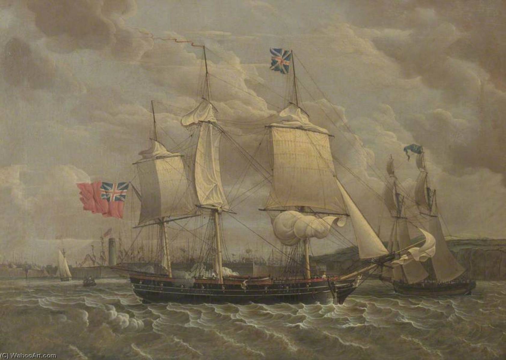 Sailing Ship 'trelawney' — Robert W. Salmon