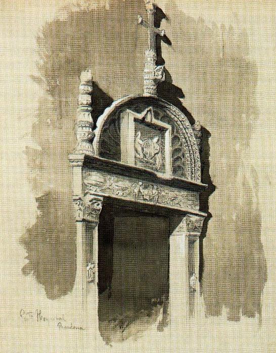 Gate Of A Hospital In Barcelona — Ignacio Díaz Olano