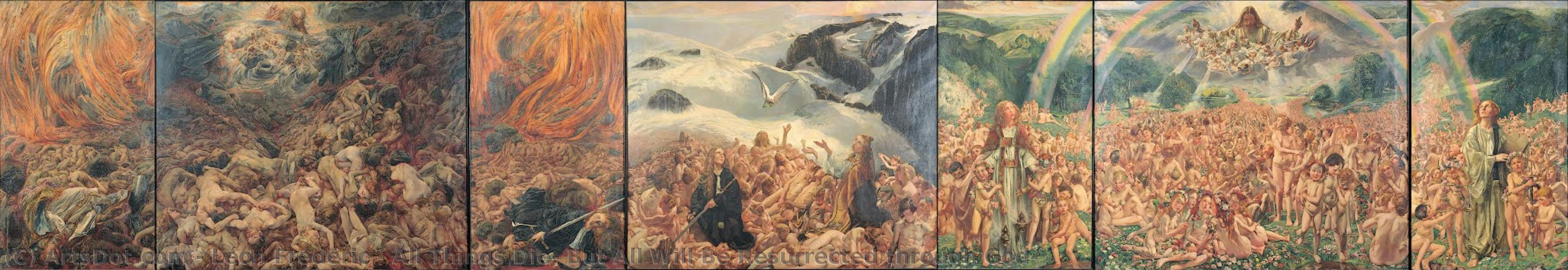 All Things Die, But All Will Be Resurrected Through God — Léon Frédéric