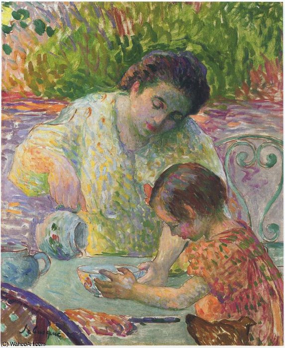 Lunchtime At Lagny — Henri Lebasque