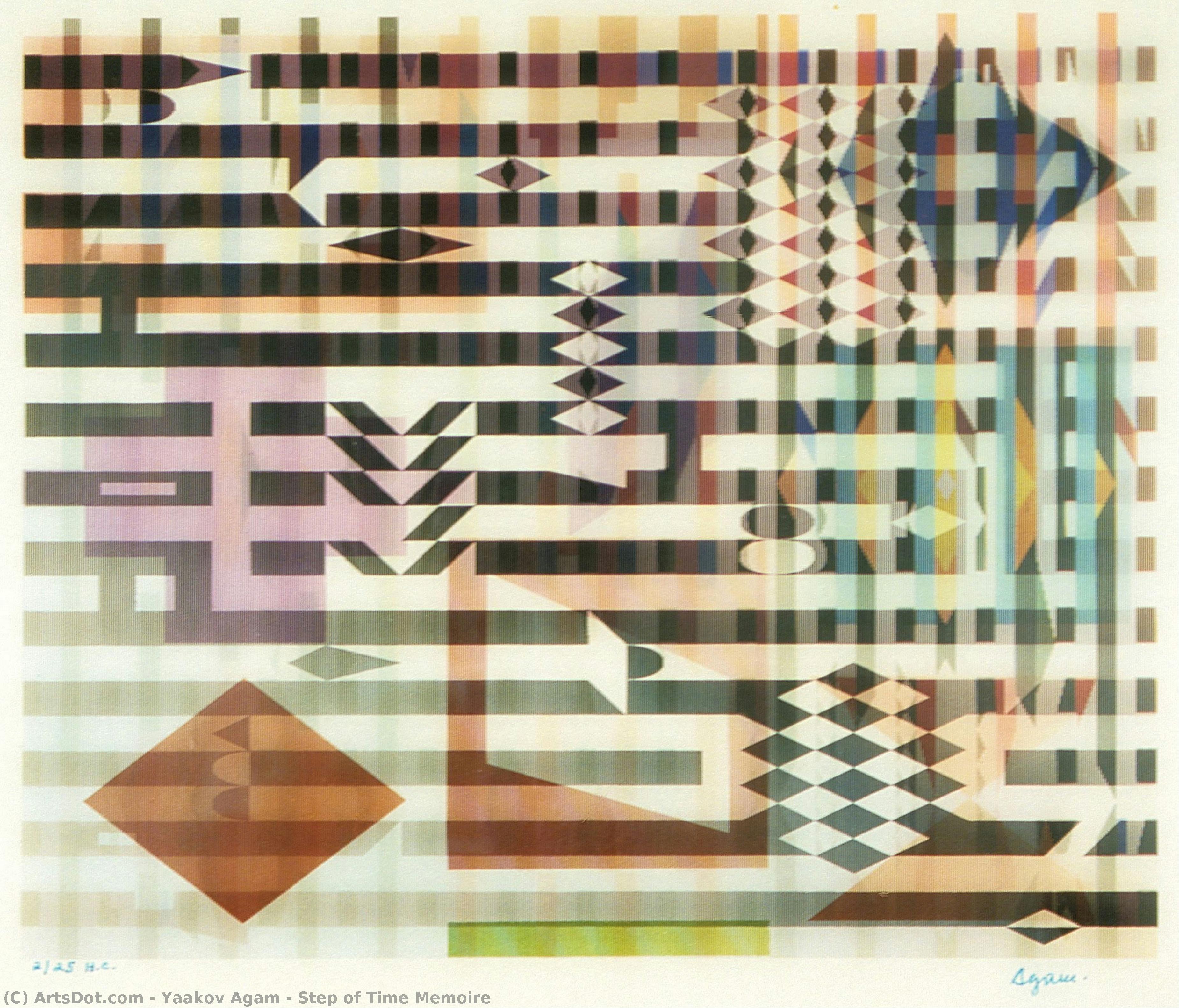 Step Of Time Memoire — Yaakov Agam