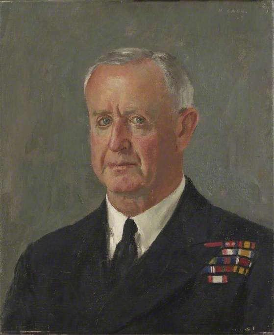 Admiral Of The Fleet, Sir Andrew Cunningham (1890–1967), Bt, Gcb, Dso — Henry Marvell Carr