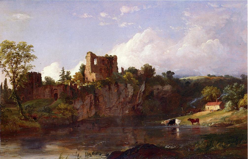Chepstow Castle On The Wye — Jasper Francis Cropsey
