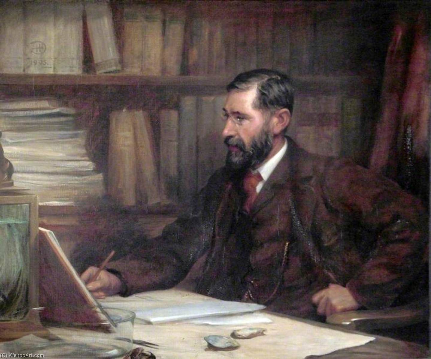 Professor Sir William Abbot Herdman (1859–1924), Dsc, Lld, Frs, Fls, Chair Of Natural History, University Of Liverpool (1881–1919) — Robert Duddingstone Herdman